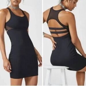 Fabletics Midnight Strappy Mini Dress
